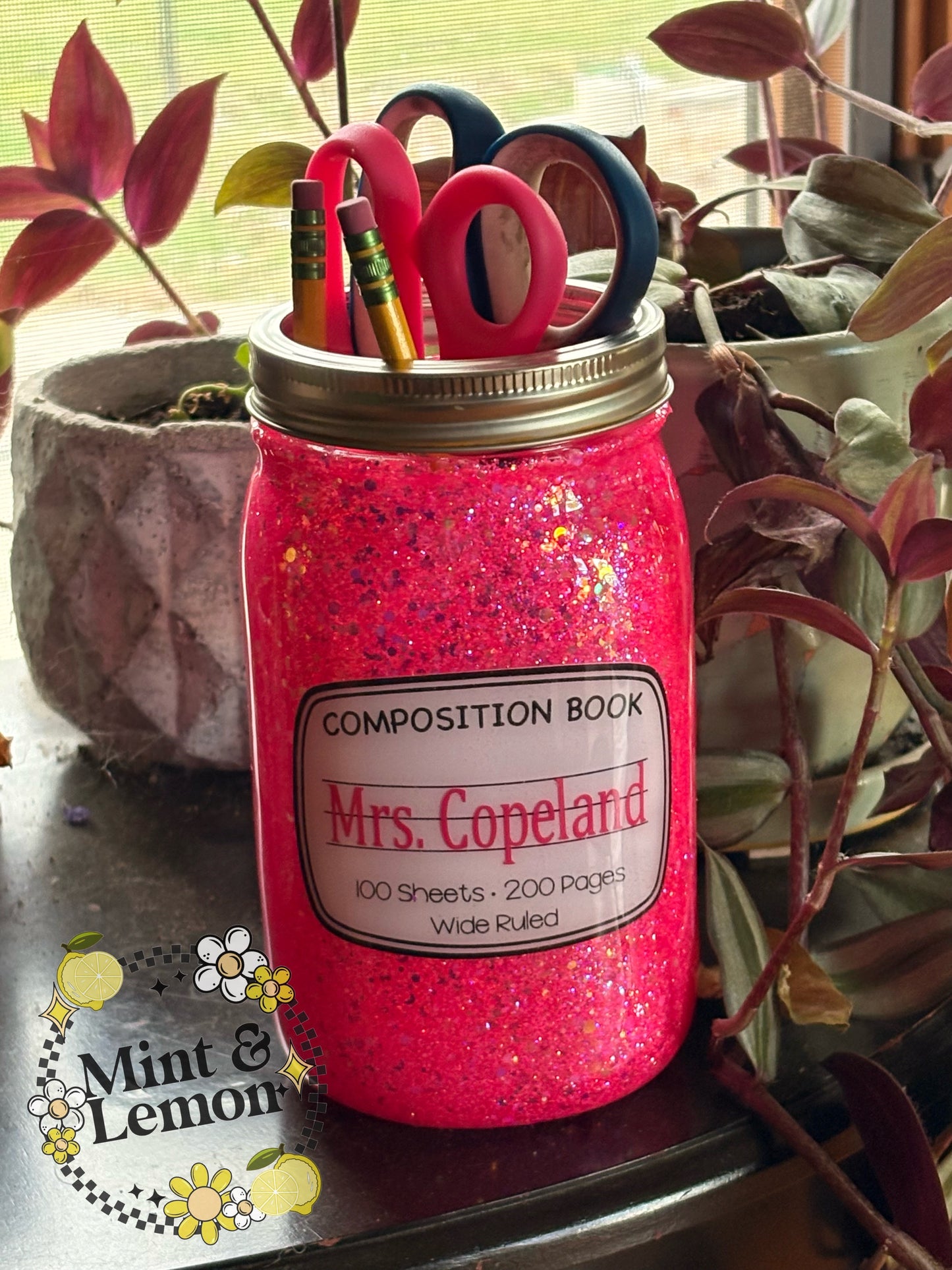 Composition Pencil Holder