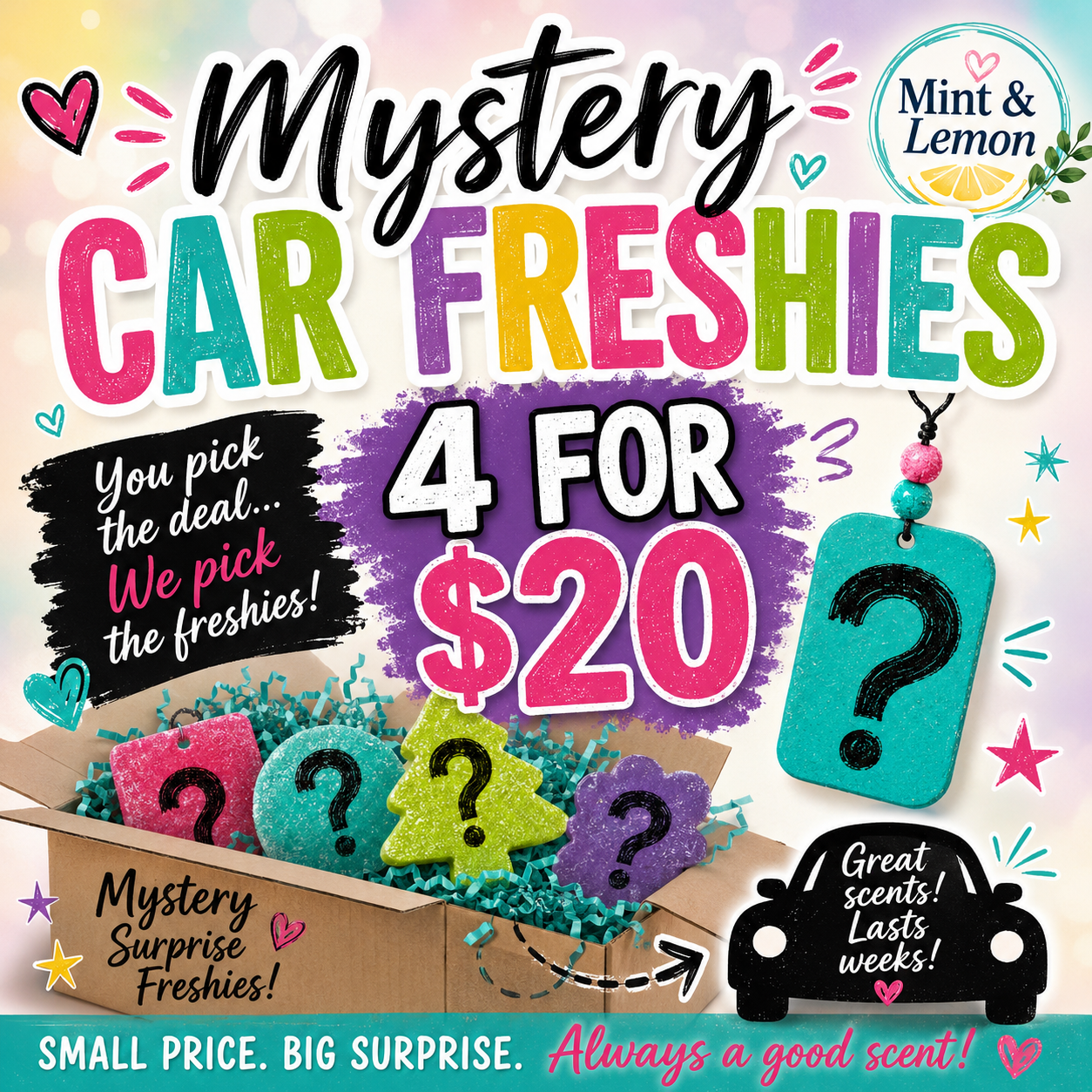 Mystery Car Freshie Sale💜