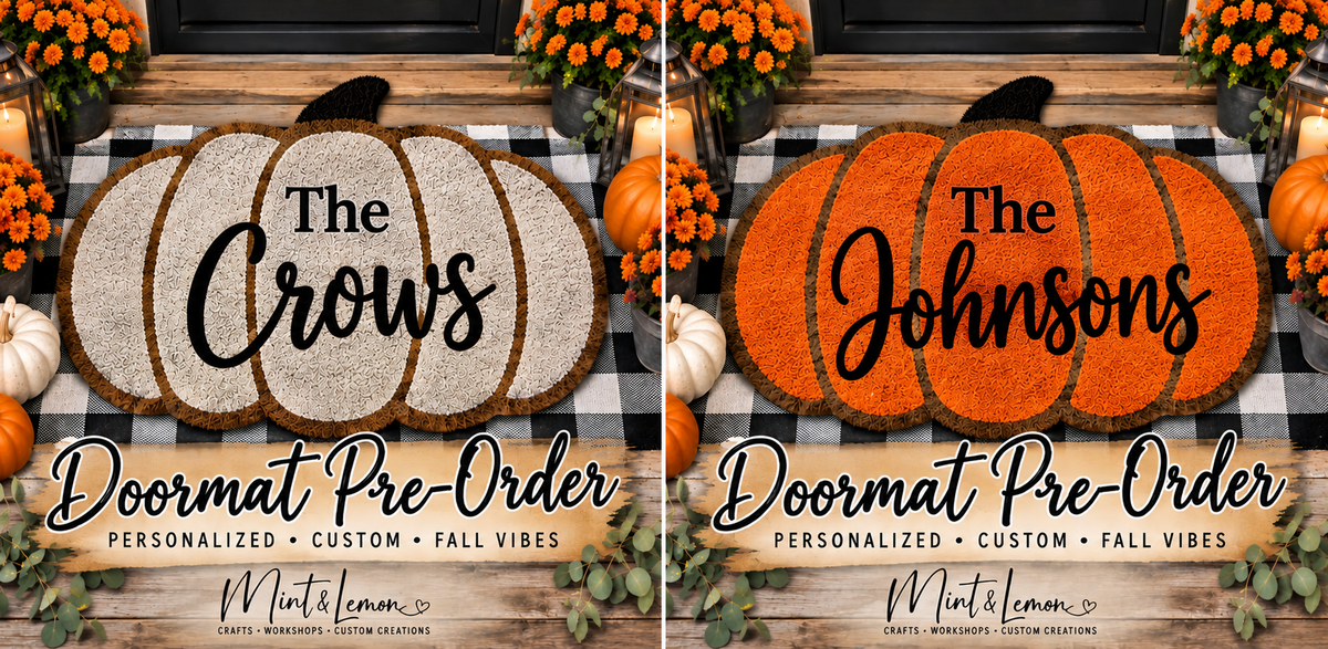 Pumpkin Doormat Preorder