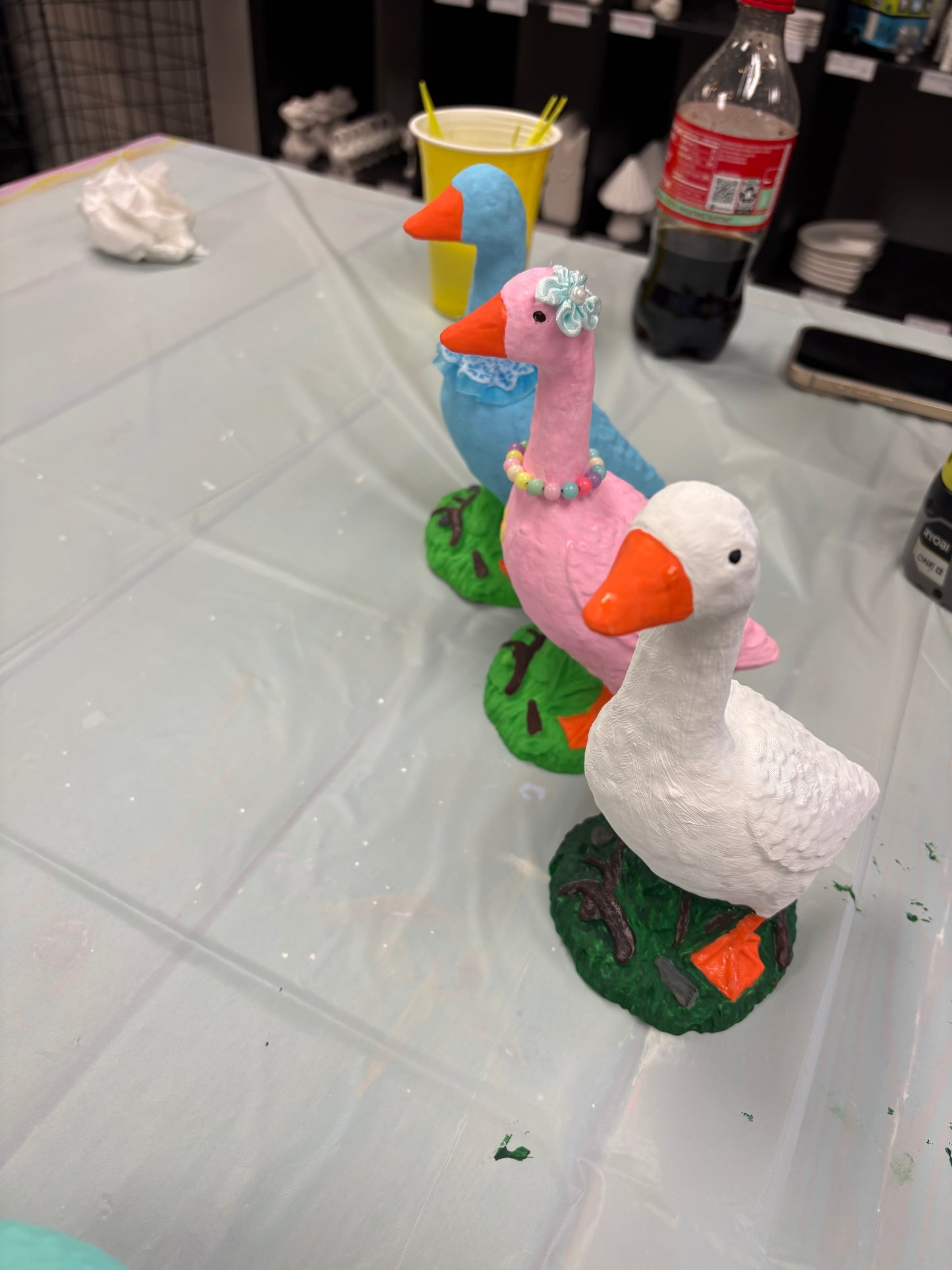 NR Campground Desk Goose Painting Fun!