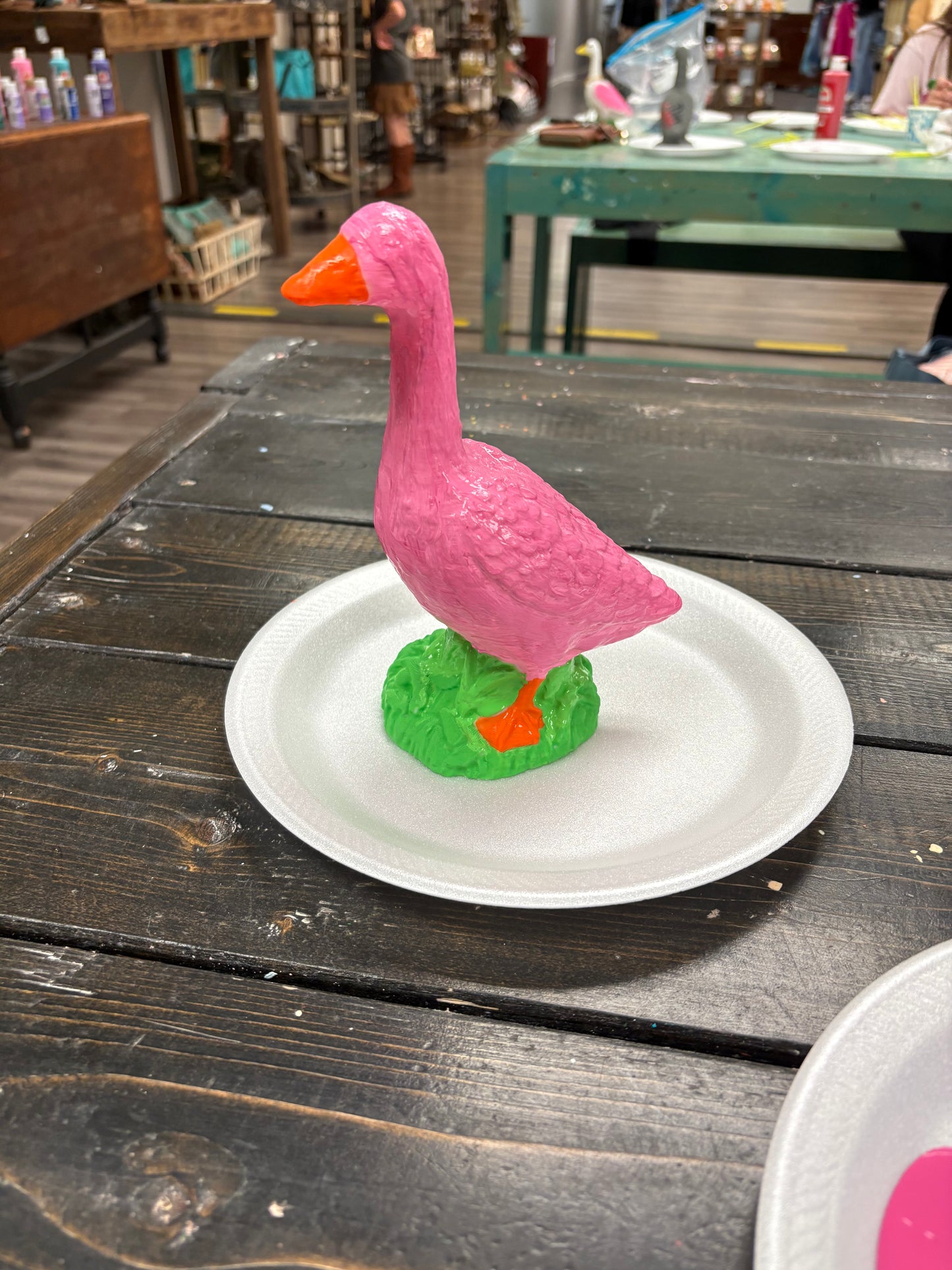 NR Campground Desk Goose Painting Fun!