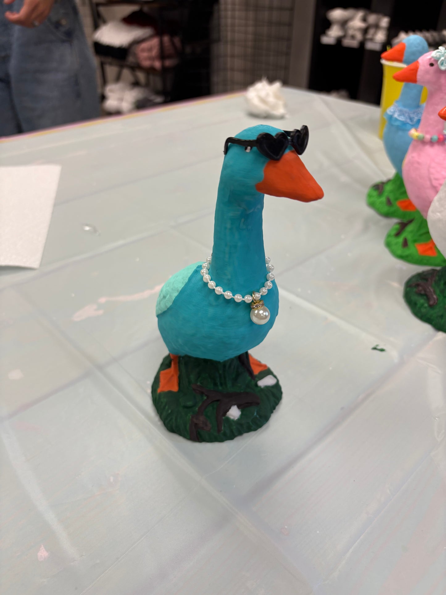 NR Campground Desk Goose Painting Fun!