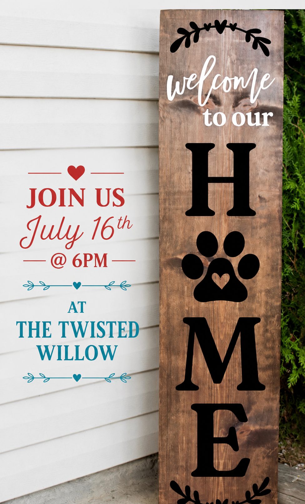 Home Porch Leaner Workshop🐾