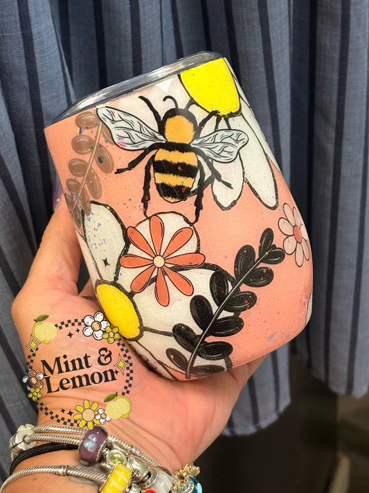 Bee Wine Tumbler